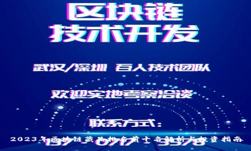 2023年区块链藏品排名前十名解析与投资指南