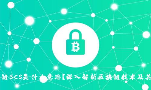 区块链BCS是什么意思？深入解析区块链技术及其应用