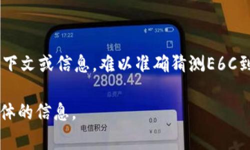 在区块链领域，E6C并不是一个常见的术语或缩写，可能是特定应用或项目中的一个代号。如果没有更多的具体上下文或信息，难以准确猜测E6C到底指的是什么。区块链技术涉及很多方面，包括但不限于智能合约、去中心化金融（DeFi）、NFT（非同质化代币）等。

如果你能提供更多的细节，例如